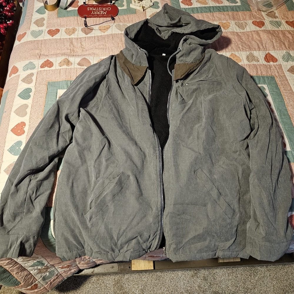 Men's Hooded Field Jacket - Gray